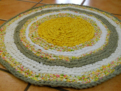 Learn the Formula for Making a Circle (Round) Rag Rug Using the Backbar