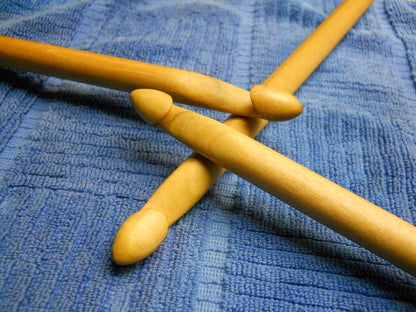 Choose 3 Handmade (Poplar & Maple) Rag Rug Crochet Hooks (Sizes in Description)