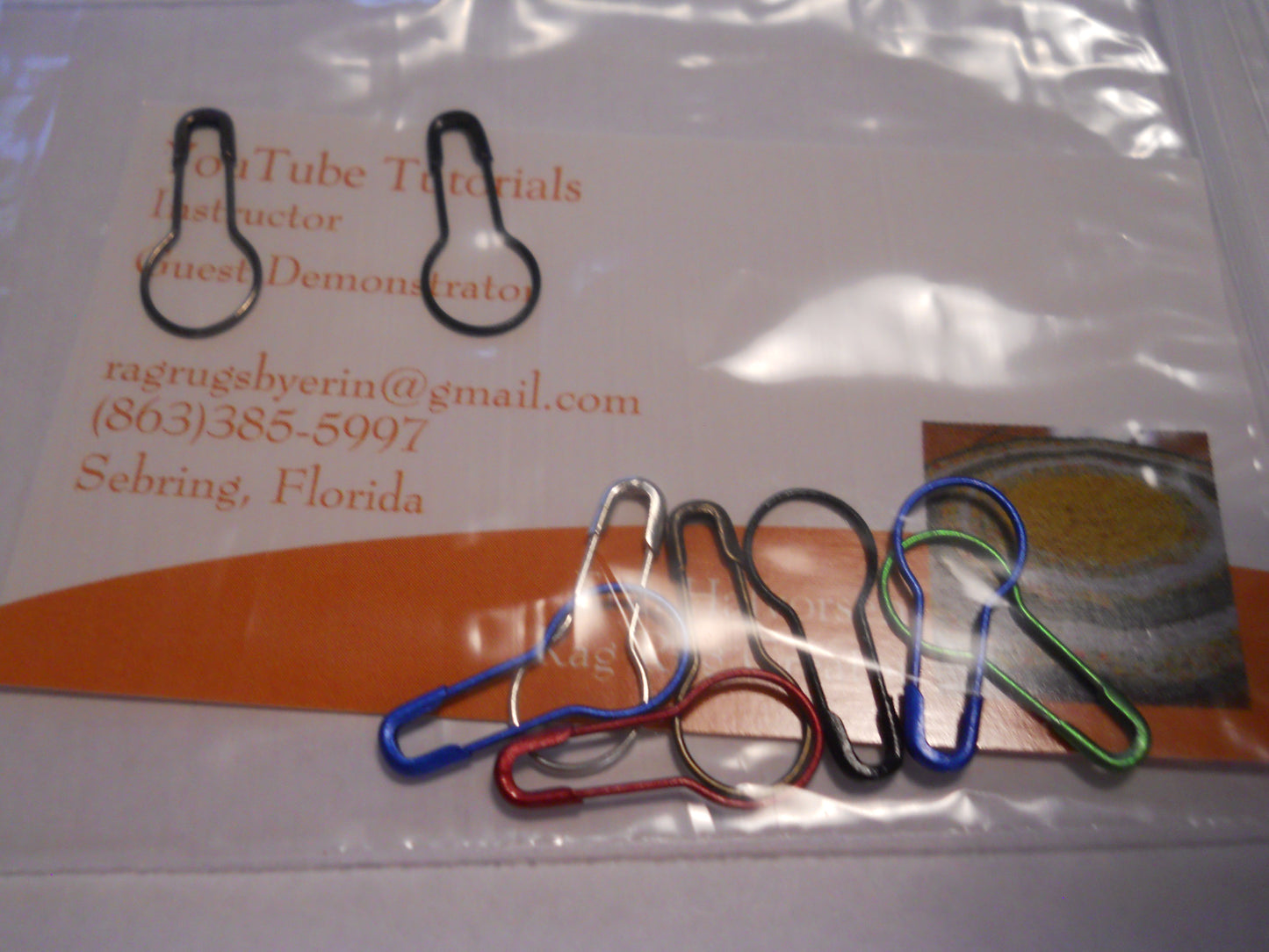 Bulb Shaped Metal Stitch Markers  (8 Packet)